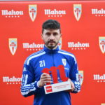 Pablo Antas recibe o premio ao Xogador Cinco Estrellas da Primeira Volta